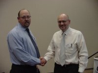 Mr Jan-David de Villiers (DOT) and Mr Harry van Huyssteen (Transport Forum)